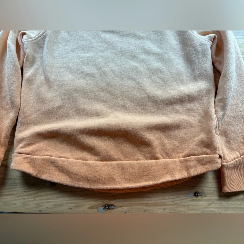 LIV Outdoor Life Integrity Earth Ombré Orange Crewneck Sweatshirt Size Small EUC